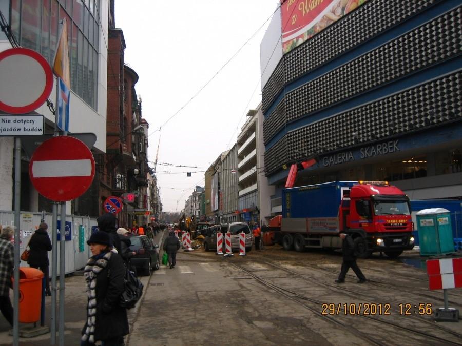rozkopana ulica 3 Maja