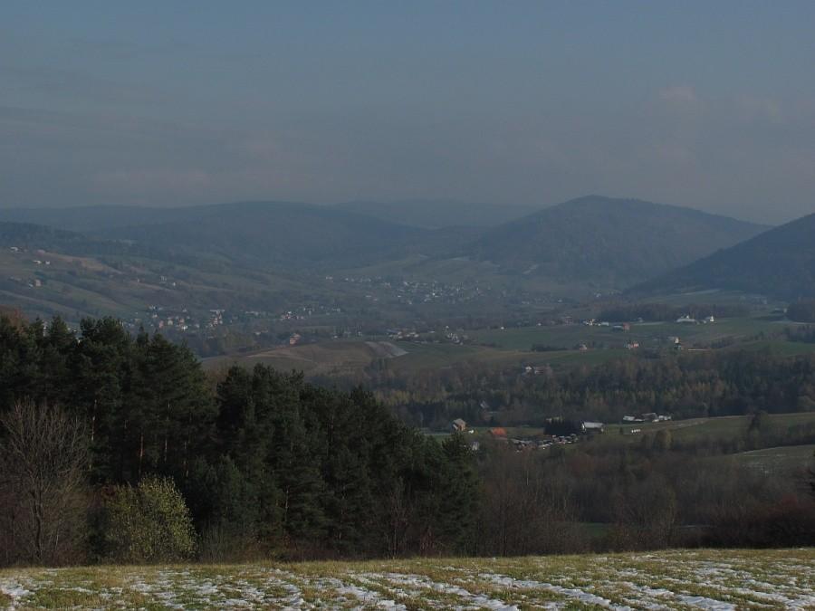 widok na Pieniny Gorlickie