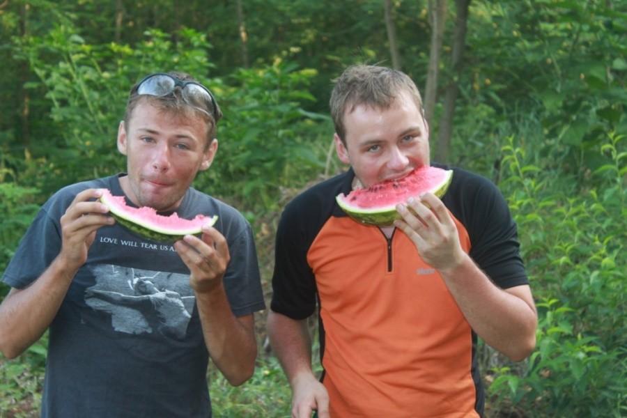 Soczysty arbuz na śniadanie