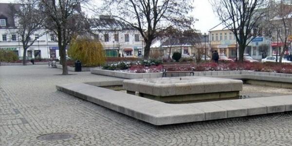 Fontanna na Placu Wolności w Białej Podlaskiej