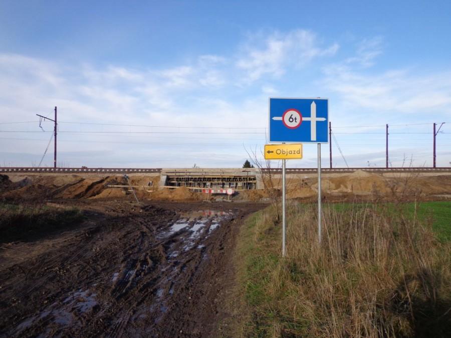 niespodzianka..nie ma przejazdu..