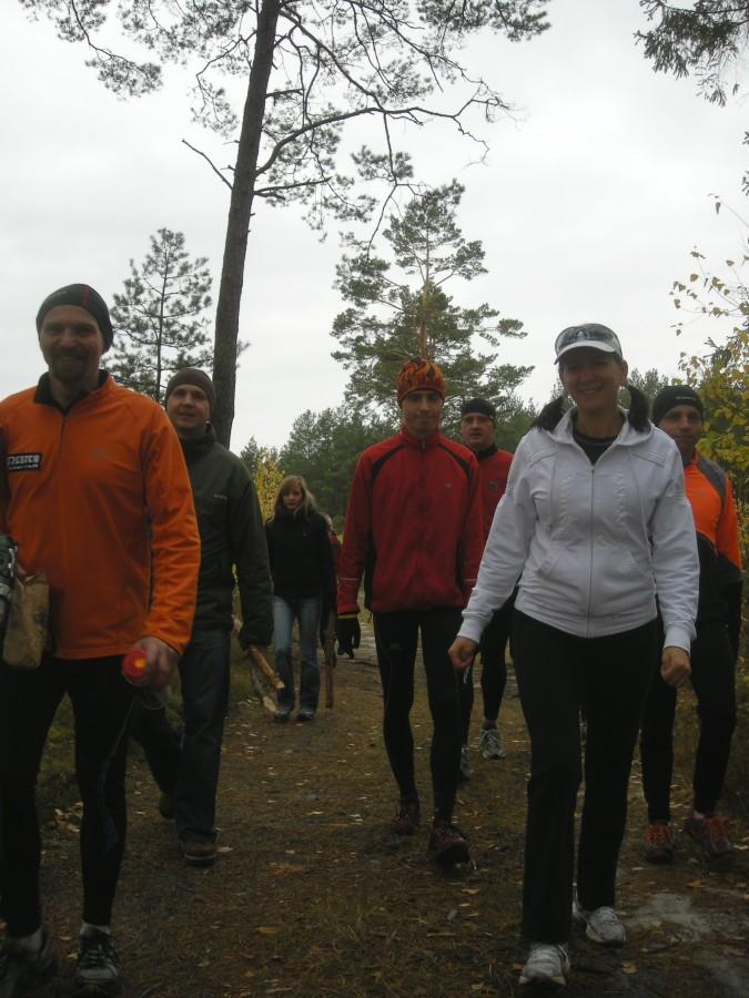 Jesienny Biatlon Biegowy 2012 - zapoznanie z trasą biegową.