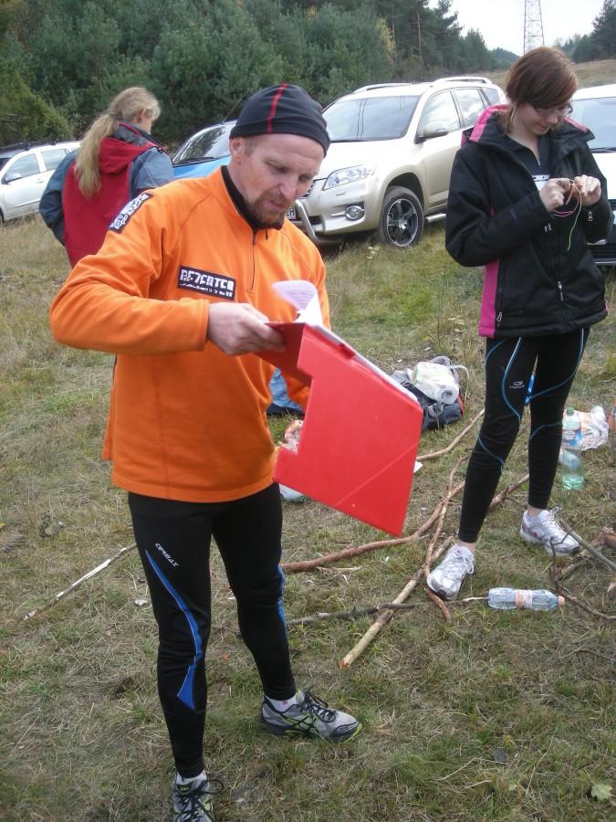 Jesienny Biatlon Biegowy 2012 - Paweł organizator