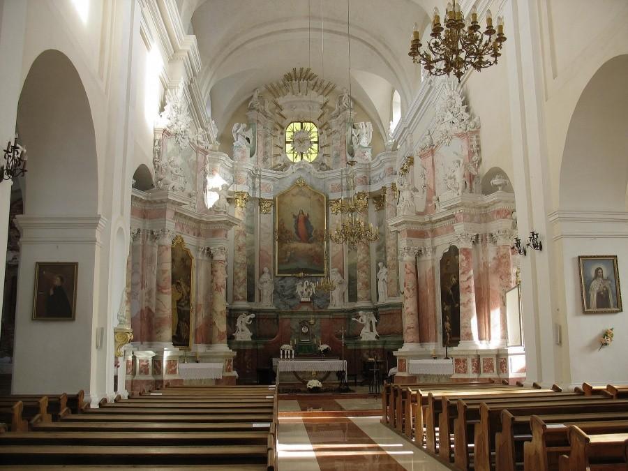 Drohiczyn - wnętrze kościoła Wniebowzięcia NMP