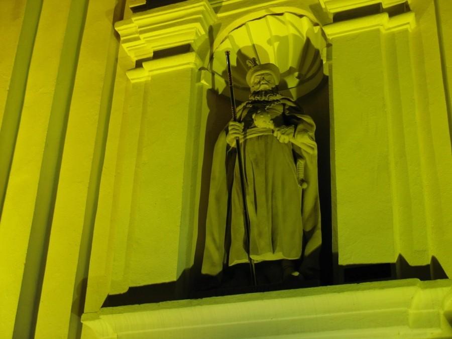 Kodeń - rzeźba Mikołaja Sapiehy zwanego Pobożnym