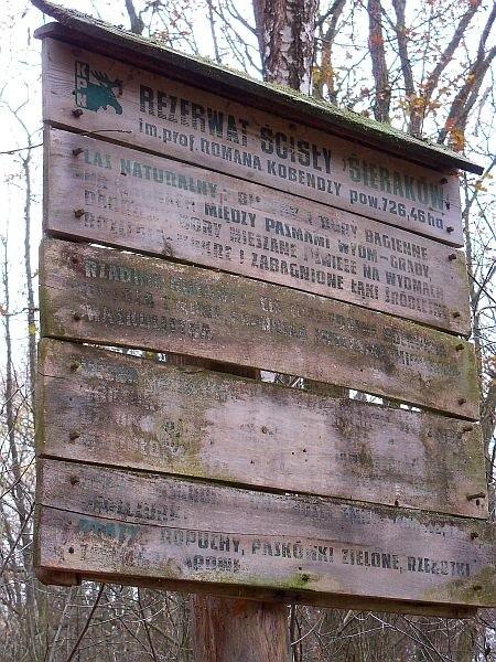 Stara tablica, rezerwat Sieraków