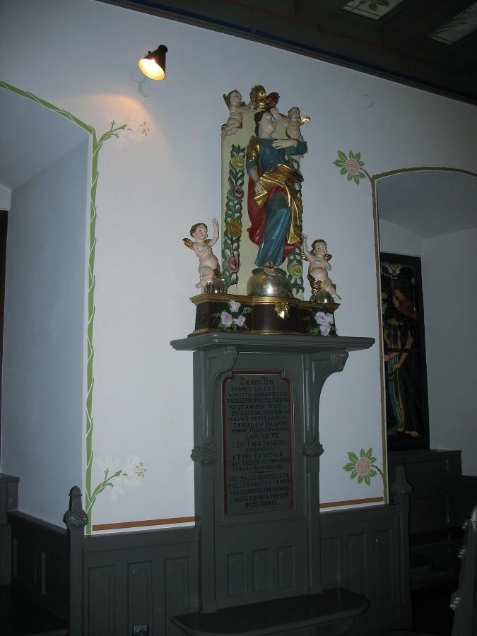 Baranów Sandomierski – figura MB w kaplicy zamkowej