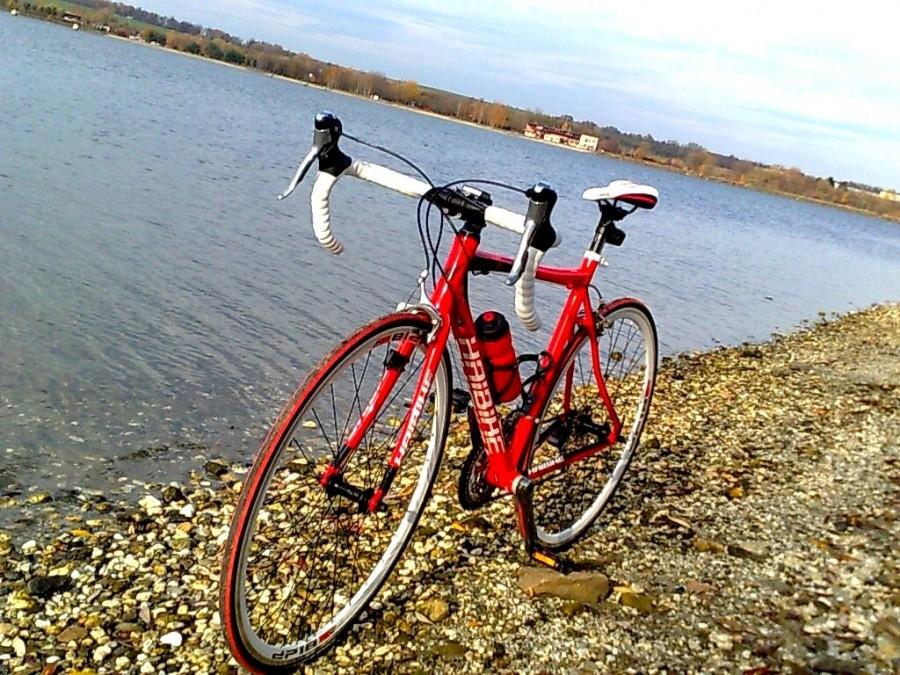 Haibike nad jeziorem Hlucinskim