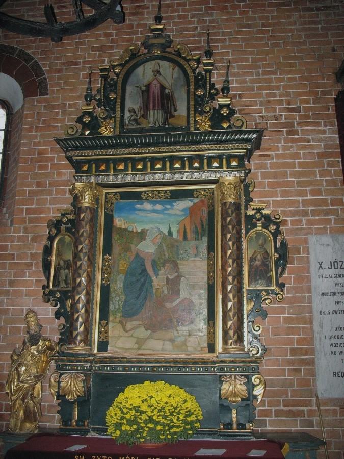 Sandomierz – ołtarz św. Zyty w kościele św. Jakuba