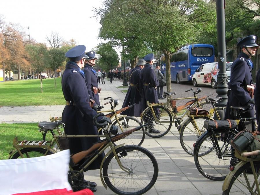 Policja na święcie Niepodległości