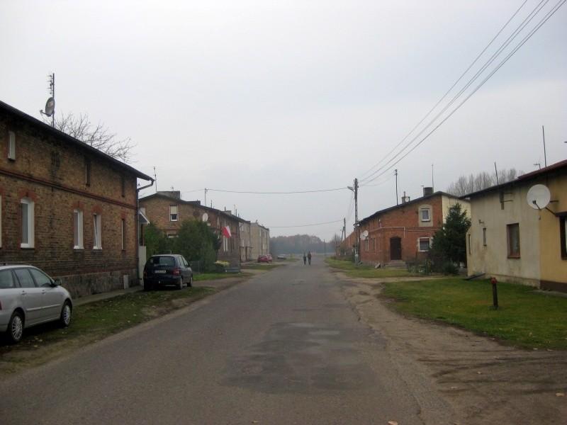 Krześlice - szaro na ulicy