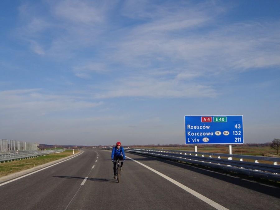 chwilowo na autostradzie A4 - Dębica