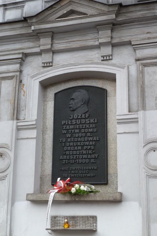 Tu podobnież Piłsudski kiedyś mieszkał