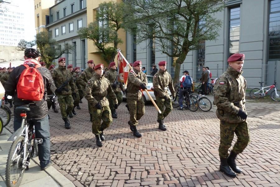 Odbywały się też przemarsze wszelakie