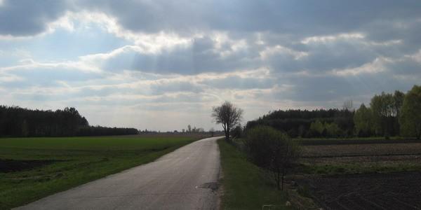 Zahorów. Ładne niebo