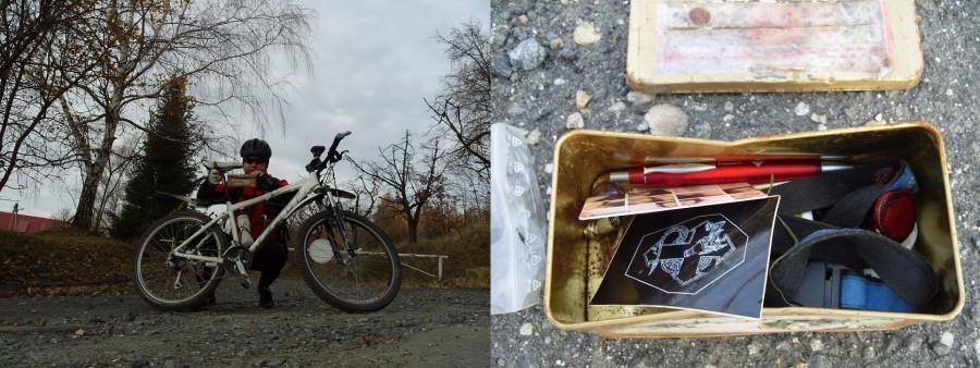 I wreszcie jest główny cel podróży skrzynka Geocaching na Kukułce i poszukiwanie opisywanego kuraka na którego dostałem zlecenie ;).