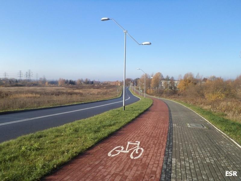 Ścieżka rowerowa na Kwiatkowskiego