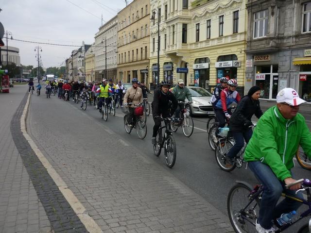 Trasa prowadziła przez ul. Marszałka Focha