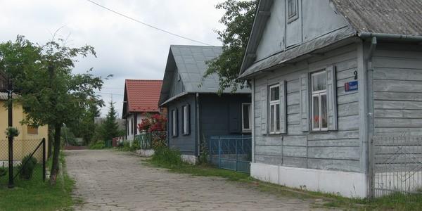 Drewniana zabudowa w Ostrowie Lubelskim