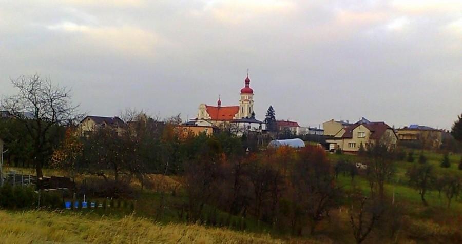 Krzyżkowice z drogi do Pszowa