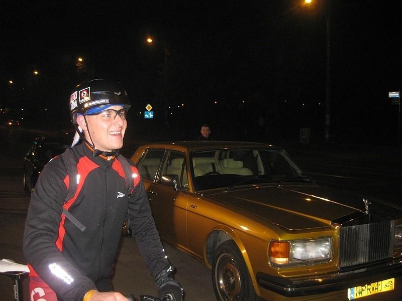 No i z Rolls Royce i moja zadowolona morda :-)