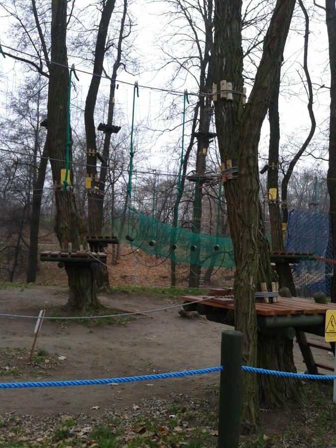Park linowy też jeszcze jest czynny