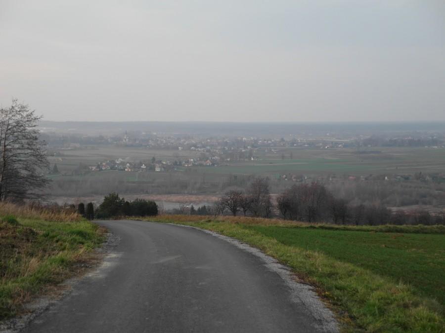 Widok z podjazdu na Lubinkę