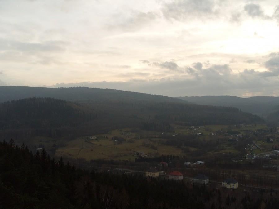 I jeszcze jedna panorama na Szczytną i okolicę.