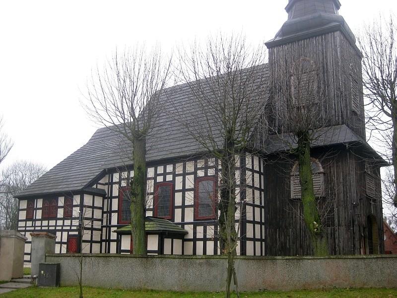 kościół szachulcowy w Gułtowach