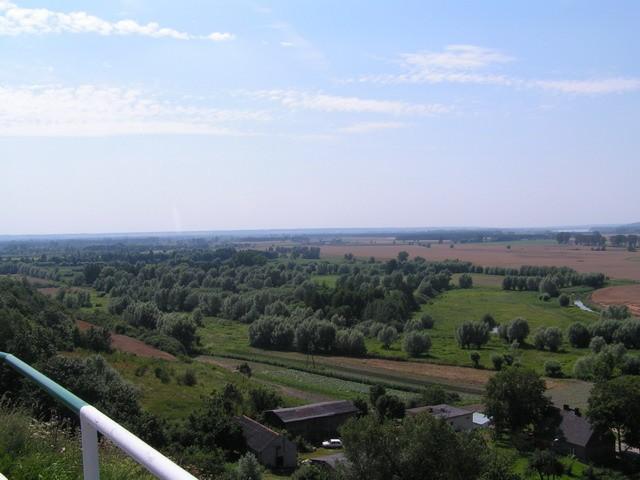 Widok ze wzgórza w Starogrodzie