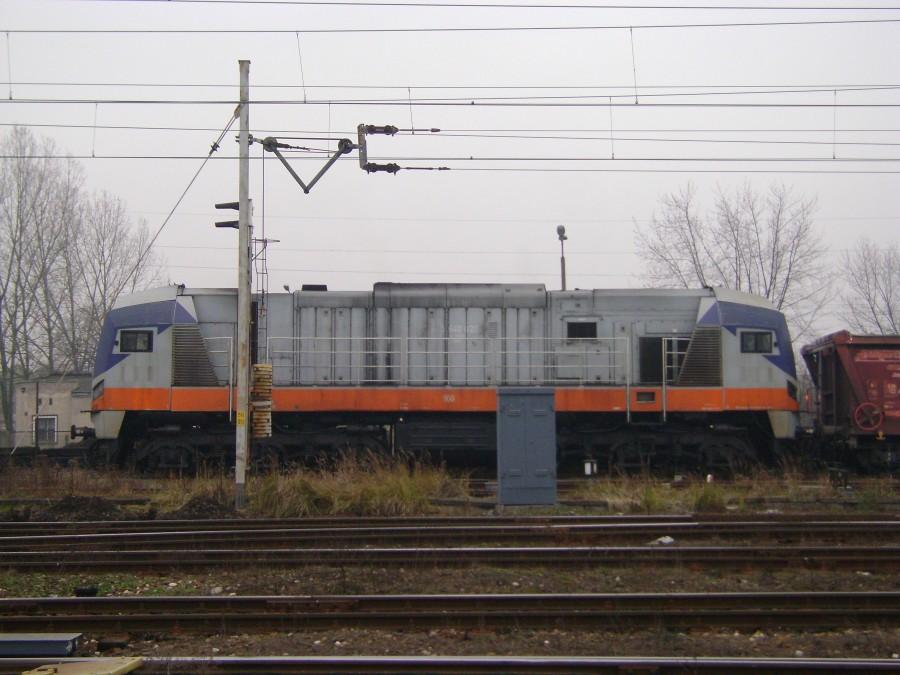 311D-12 DB Schenker na stacji Tomaszów Mazowiecki