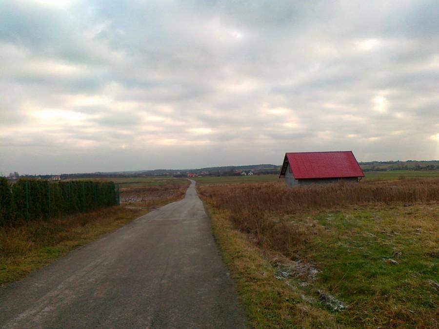 Boczna droga za Sułkowicami