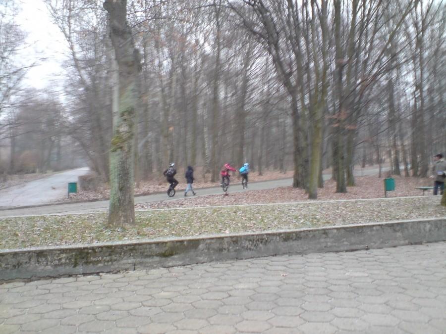 Monocykle na Zdrowiu