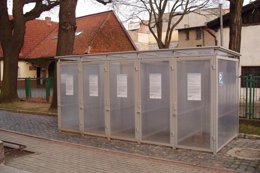 Wiata rowerowa przy Urzędzie Miejskim w Tczewie