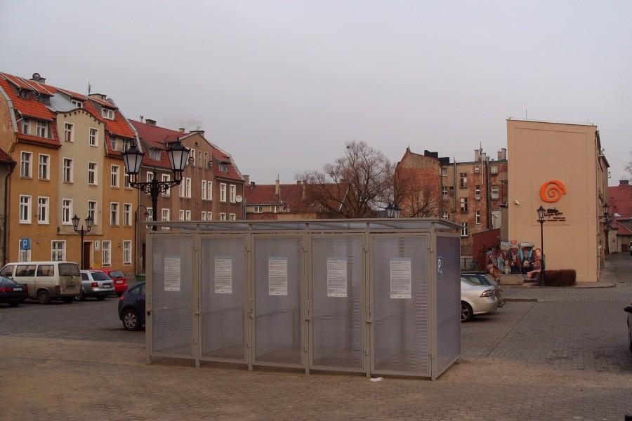 Wiata rowerowa przy ulicy Łaziennej w Tczewie