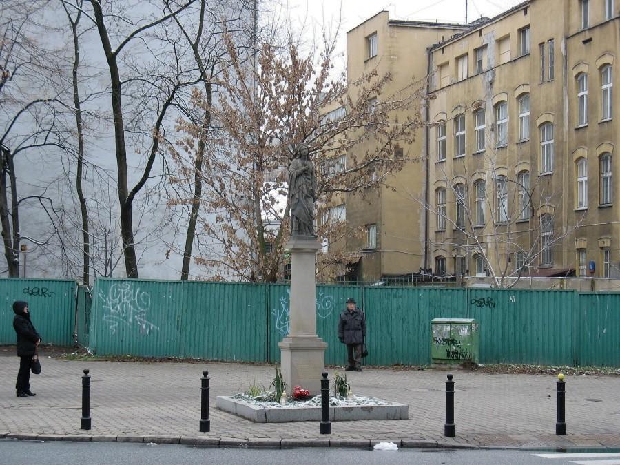 Figura św. Barbary na Solcu