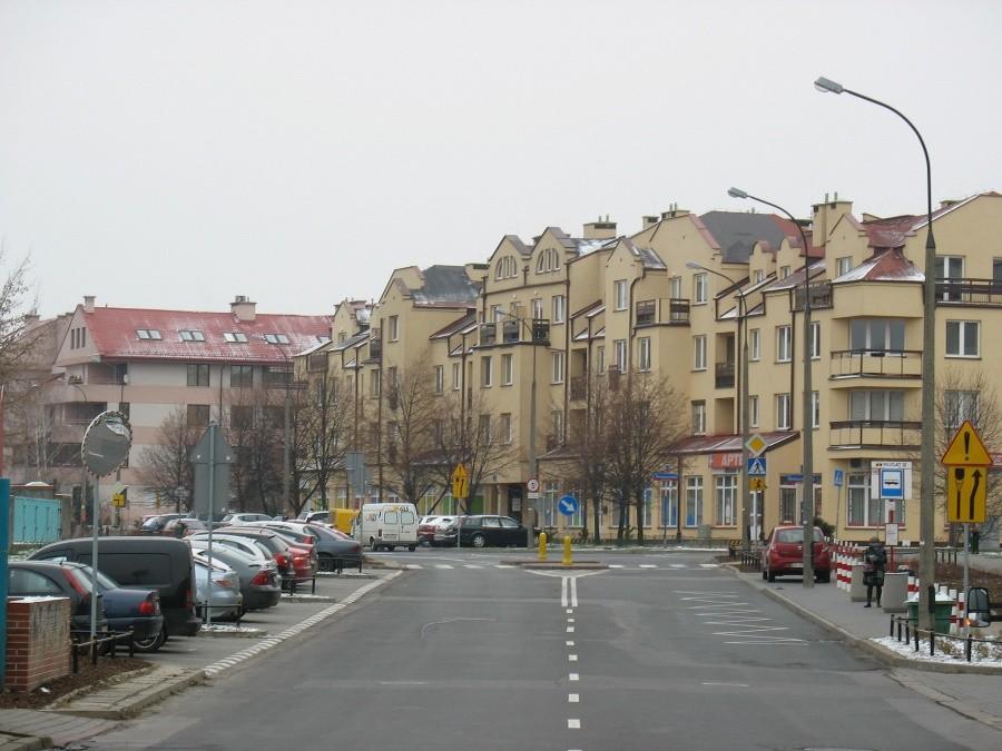 Z perspektywy ul. Nugat