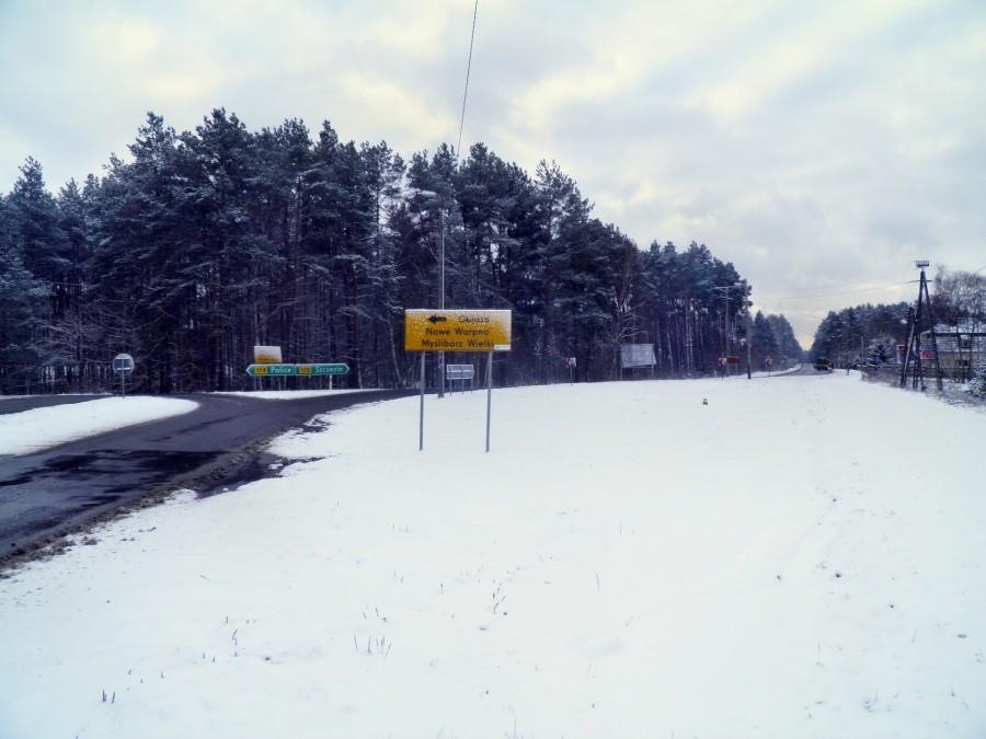 Jeszcze pochmurno - pod Tanowem 6 grudnia 12 r.