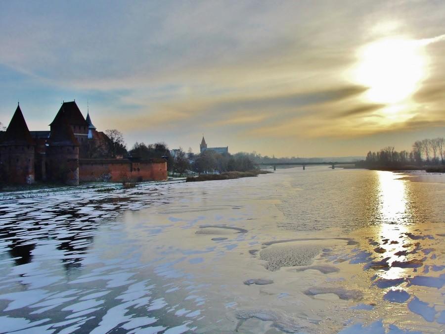 Nad Nogatem w Malborku.