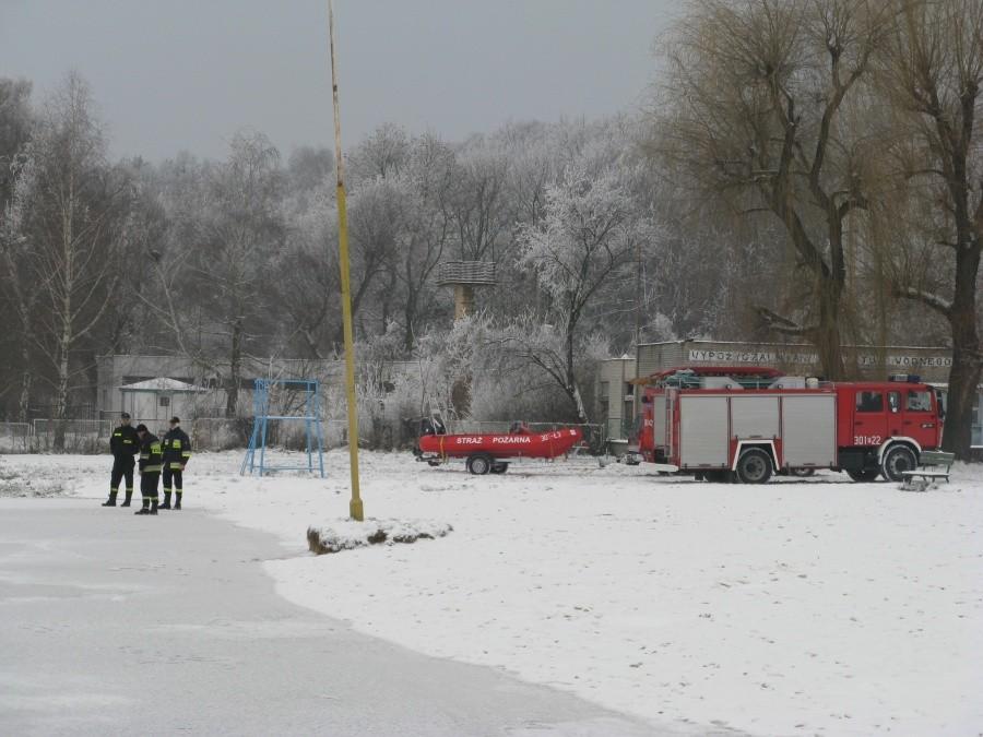 Strażacy nad Rusałką