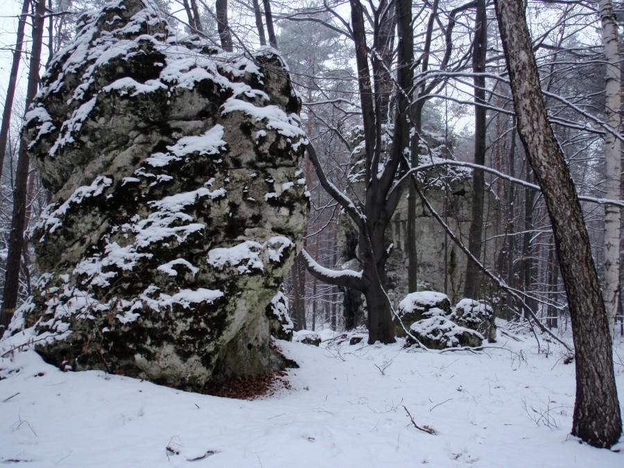Ośnieżone skalki