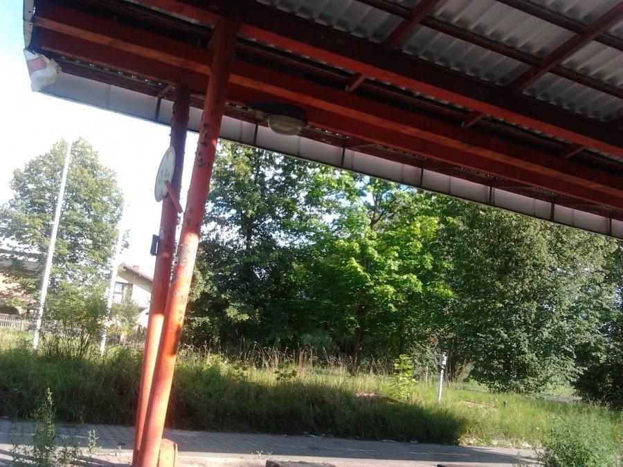 Opuszczona stacja paliw w Zelowie