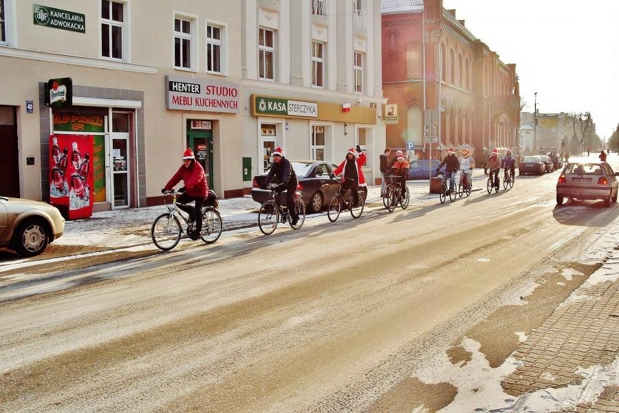 Przejazd Mikołajkowy w Malborku.
