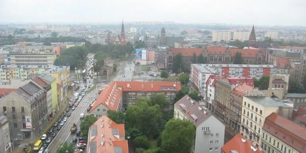Widok na Szczecin