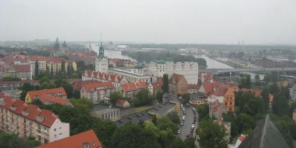 Widok na Dawny Zamek Książąt Pomorskich w Szczecinie