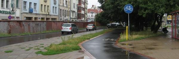 Ścieżka rowerowa w Szczecinie