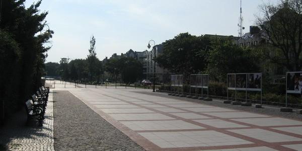 Promenada w Świnoujściu o poranku