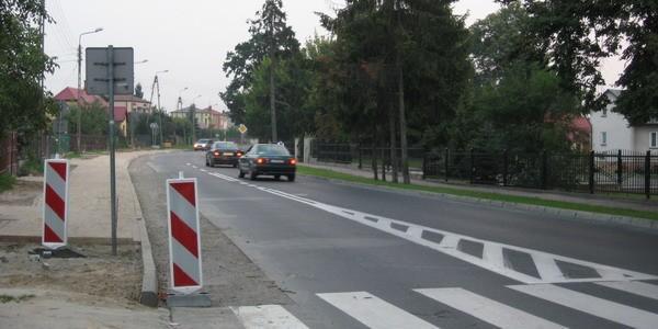 Budowa chodnika przy ulicy Długiej w Białej Podlaskiej