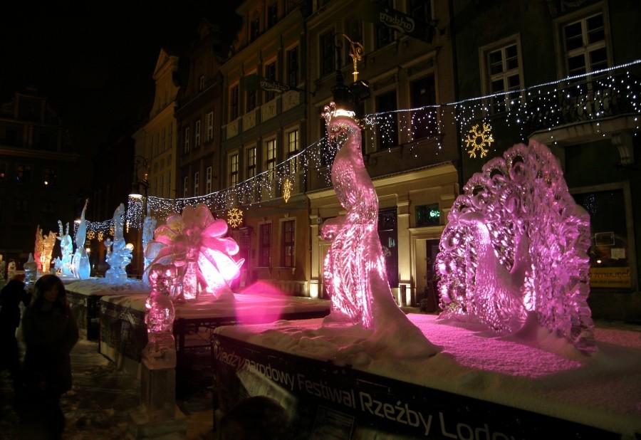 Festiwal Lodowych Rzeźb. Barwny spektakl :)