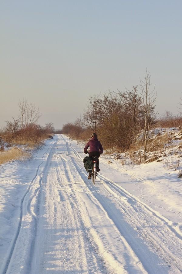 Na śnieżnym dukcie.